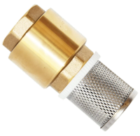 Обр. клапан 1" (ВР) с сеткой (сетка-нерж.сталь, толк.-латунь)