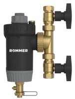 Магнитный сепаратор шлама с щетками поворотный, ВР 3/4" корпус- композит