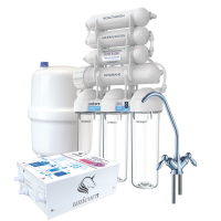 Семиступенчатая система обратного осмоса Unicorn FRO-7NP  c помповым блоком