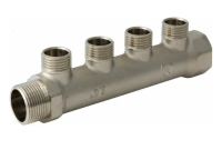 Коллектор резьбовой  FM 3/4",1/2"х4 Коллектор резьбовой  FM 3/4",1/2"х4