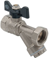 Кран шаровой вн-вн 3/4" Vs B с фильтром бабочка (50/5)