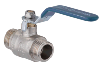 Кран шаровой 1 штуцер-штуцер ручка (60/10)