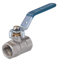 Кран шаровой 1/2  гайка-гайка ручка (120/10)