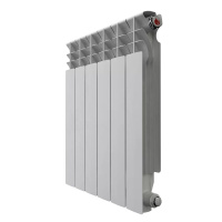 Радиатор алюминиевый 500/80 10 секций, ЛЮКС