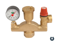 Группа безопасности котла 1" - 1/2" UNIPUMP Группа безопасности котла 1" - 1/2" UNIPUMP