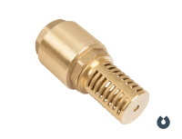 Обр. клапан 1 1/4" с сеткой (сетка-латунь, толк.-латунь) UNIPUMP
