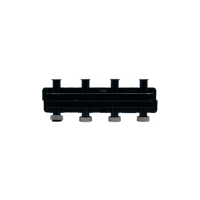 Коллектор распределительный стальной 3 контура отопления (8 выходов 1 1/2") в теплоизоляции