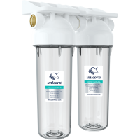 Двойной магистральный фильтр 10" KSBP  3/4  +ключ, кронштейн Двойной магистральный фильтр 10" KSBP  3/4  +ключ, кронштейн