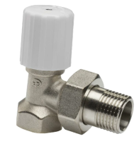 Регулирующий клапан для радиатора угловой  FM 1/2" (100/10) Регулирующий клапан для радиатора угловой  FM 1/2" (100/10)