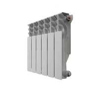 Радиатор алюминиевый 350/100 10 секций, ЛЮКС Радиатор алюминиевый 350/100 10 секций, ЛЮКС