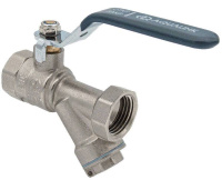 Кран шаровой вн-вн 3/4" Vs с фильтром ручка (50/5)