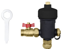 Магнитный сепаратор шлама для настенных котлов НР 3/4"x НГ 3/4" корпус- композит