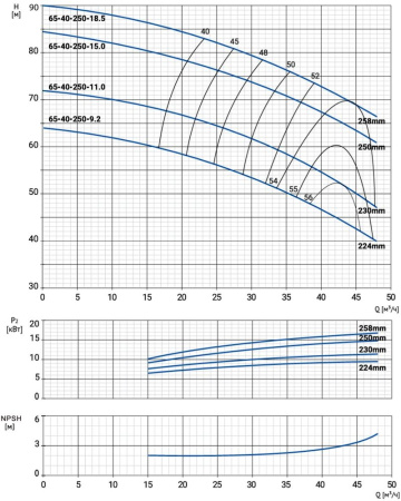 Моноблочный насос NBW 65-40-250-15.0/2-380-G-BQQE