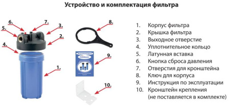 Магистральный фильтр стандарт 20 ББ АБФ-20ББ-Л
