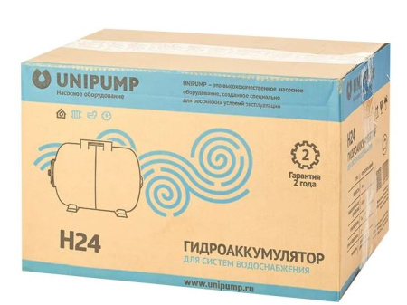 Гидроаккумулятор 24л горизонтальный UNIPUMP