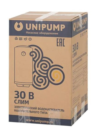 Водонагреватель нак. типа СЛИМ 50 В (верт.) UNIPUMP