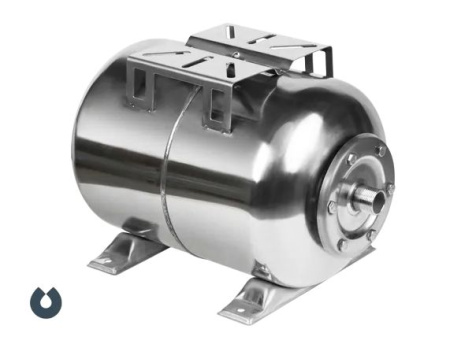 Гидроаккумулятор 50л, (гор.), нерж. сталь, мембрана EPDM UNIPUMP
