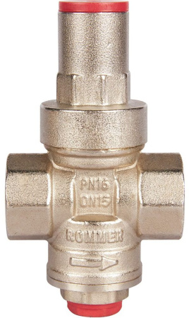 Редуктор давления PN16 вн/вн 1/2  с выходом под манометр