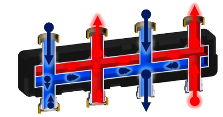 Коллектор распределительный стальной 5 контуров отопления (12 выходов 1 1/2") в теплоизоляции