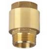 Обратный клапан 1 ¼” латунь (толкатель латунь), поток от НР к ВР