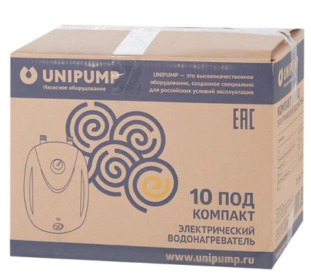 Водонагреватель нак. типа КОМПАКТ 10 под UNIPUMP