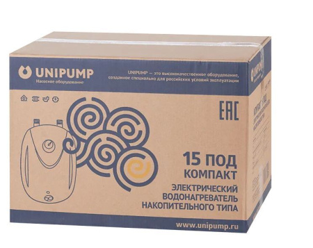 Водонагреватель нак. типа КОМПАКТ 15 под UNIPUMP