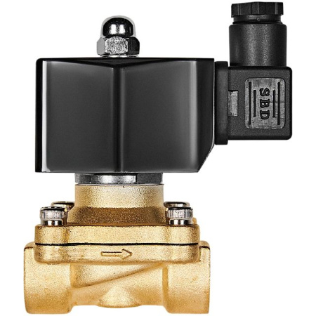 Клапан соленоидный (электромагнитный), прямого действия, НЗ, 24В, G1 1/4, EPDM