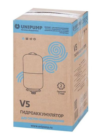 Гидроаккумулятор 5л.(верт) UNIPUMP
