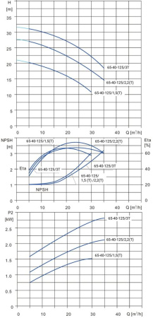 Моноблочный насос NBS 65-40-125_1.5T_380_BQCE