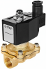 Клапан соленоидный (электромагнитный), прямого действия, НЗ, 24В, G1 1/4, EPDM